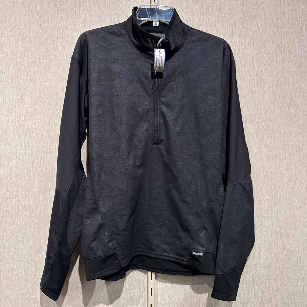 1/4 zip reflective windstopper, mens