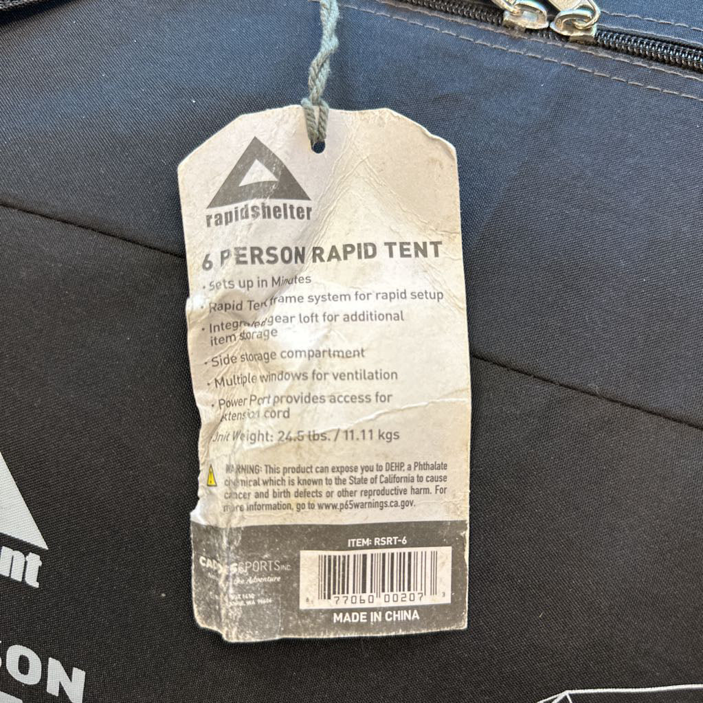 Rapid Tent 6 person