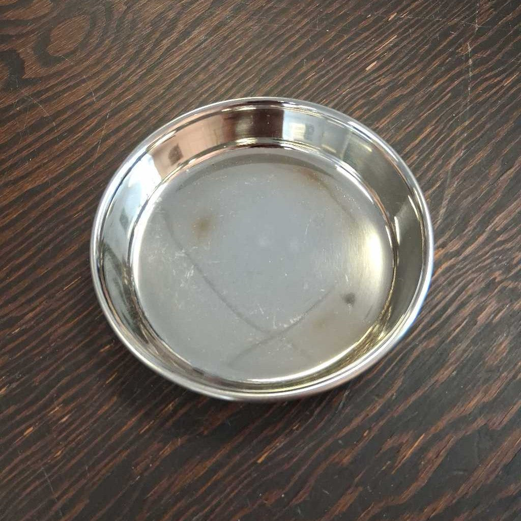 Stainless shallow bowl