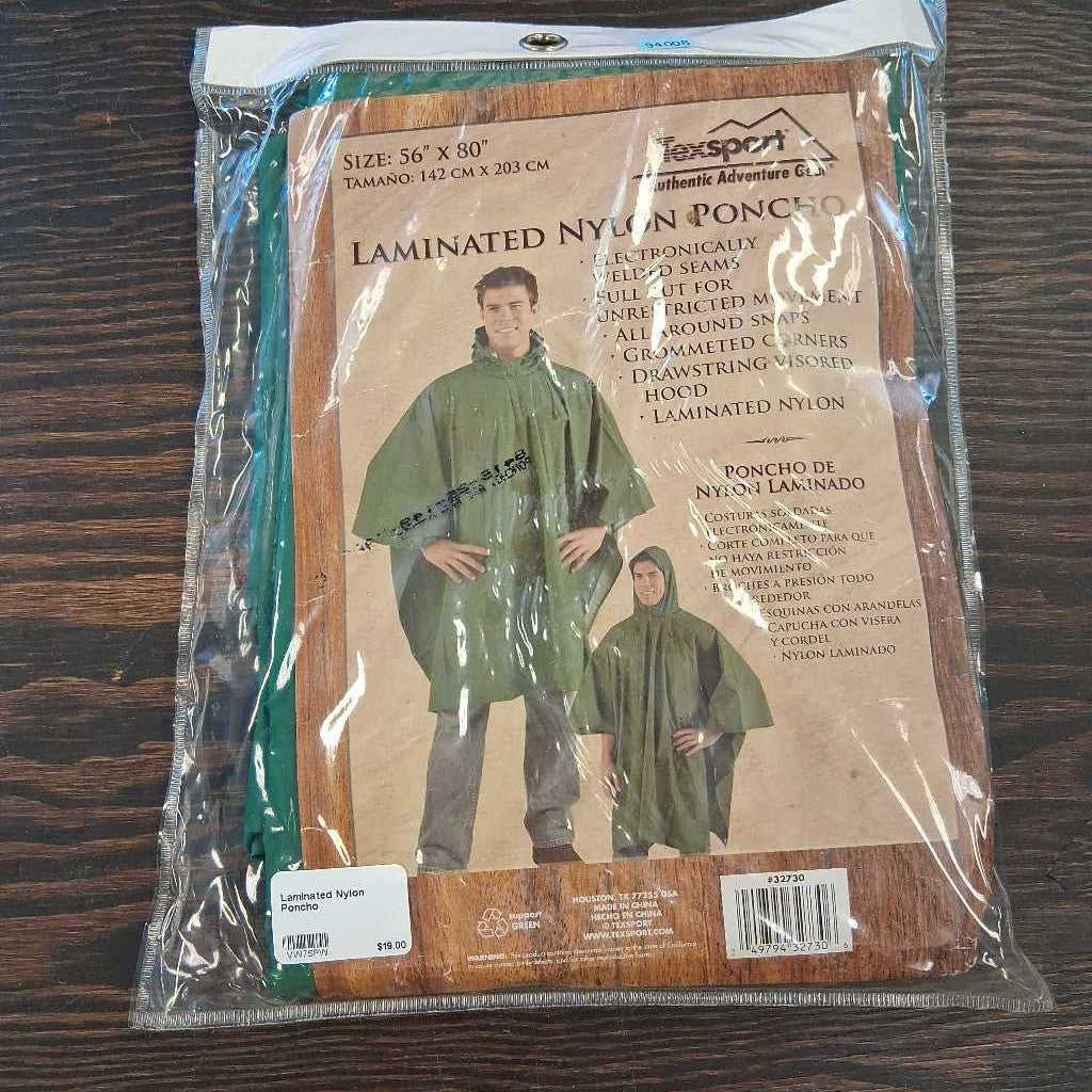 Laminated Nylon Poncho