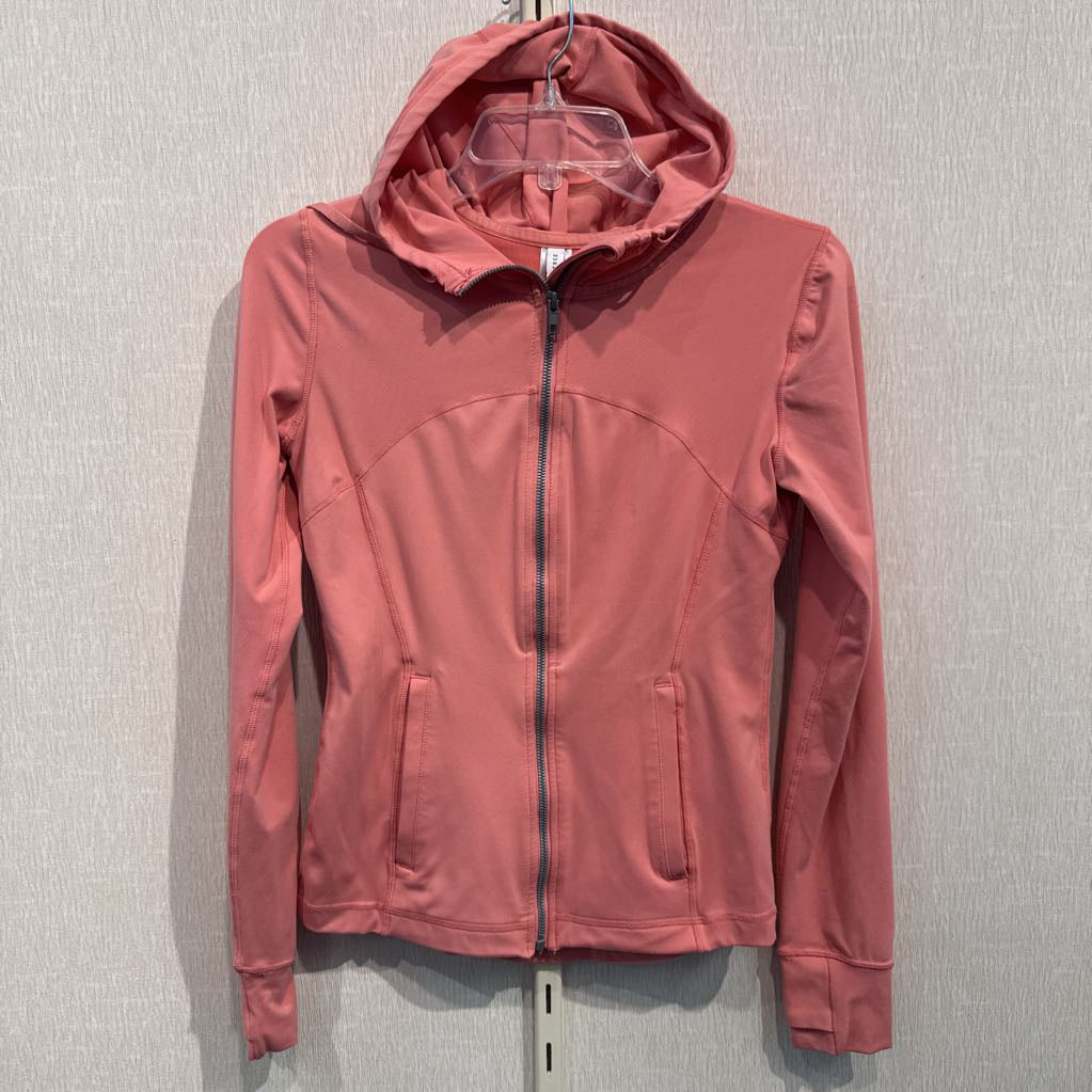 Full zip stretch hoodie, womens