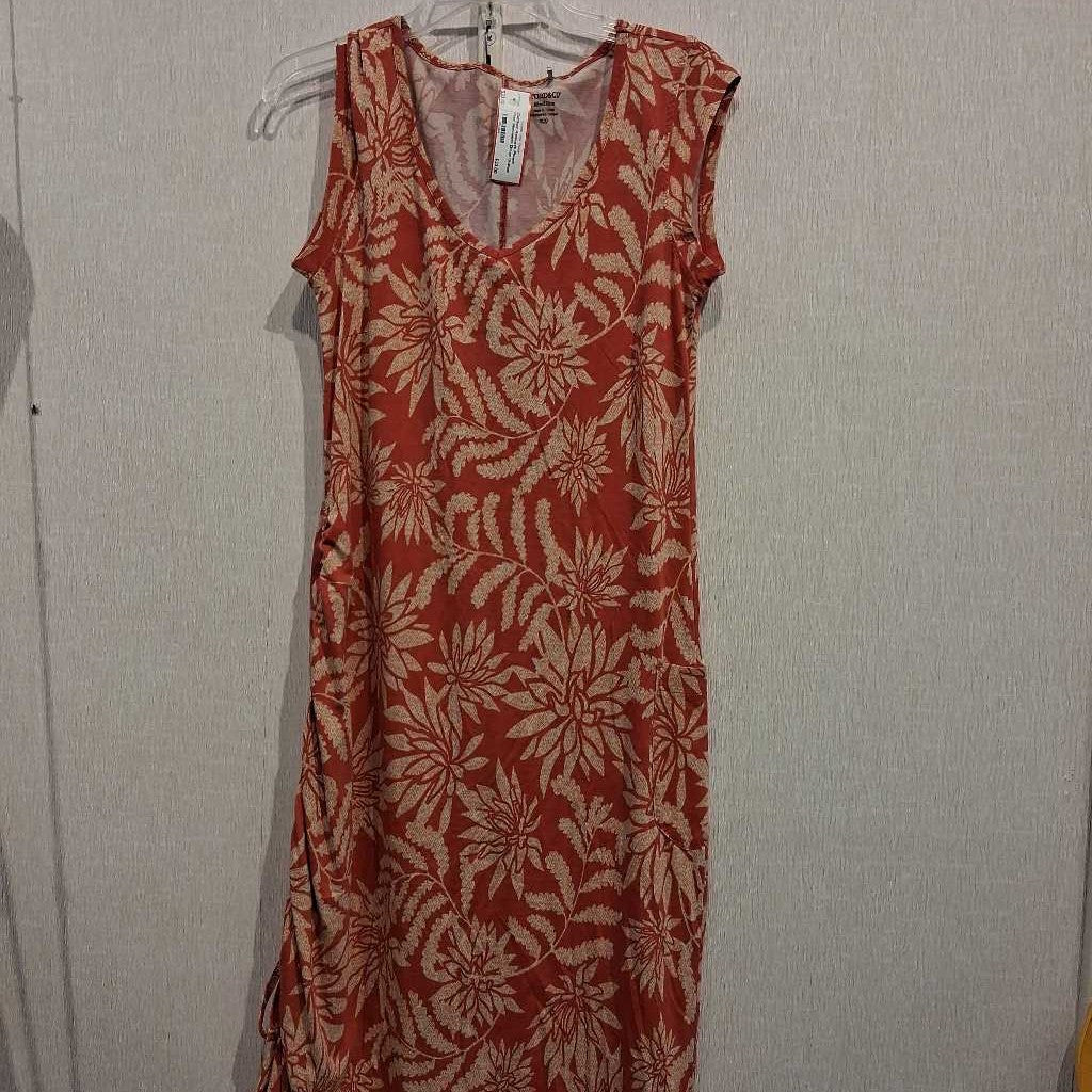 Flower Print Sleeveless Dress