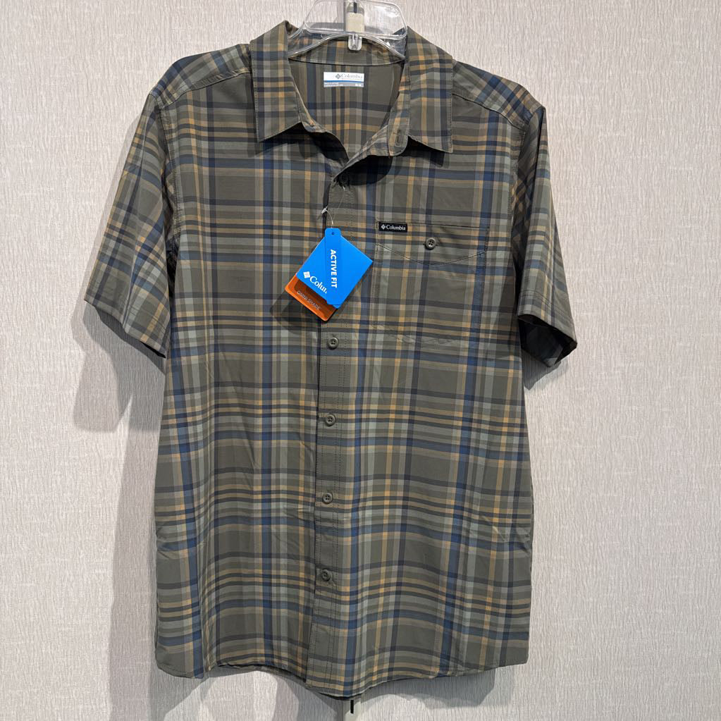 Fir Ridge S/S button down, mens NWT