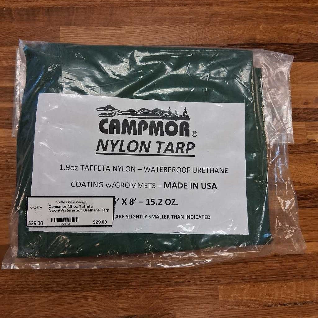 1.9 oz Taffeta Nylon/Waterproof Urethane Tarp