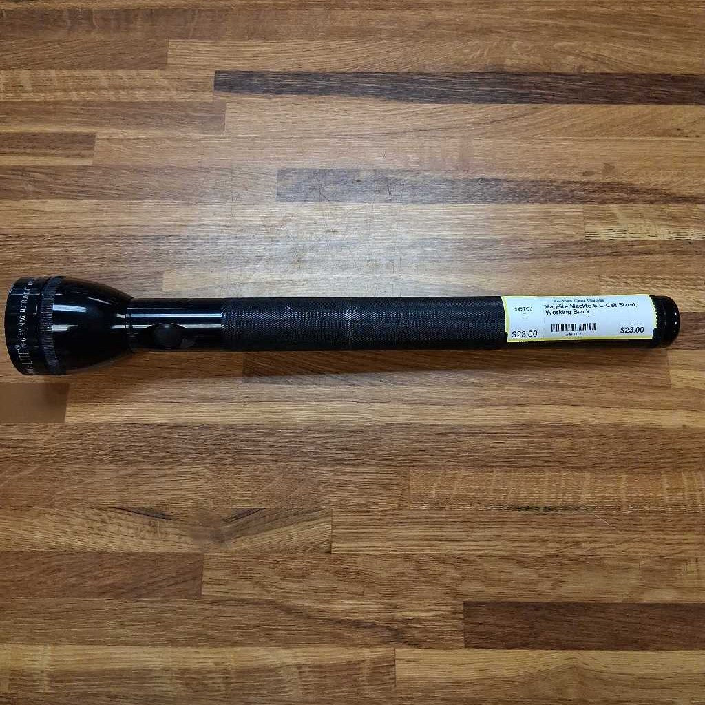Maglite 5 C-Cell Sized, Working