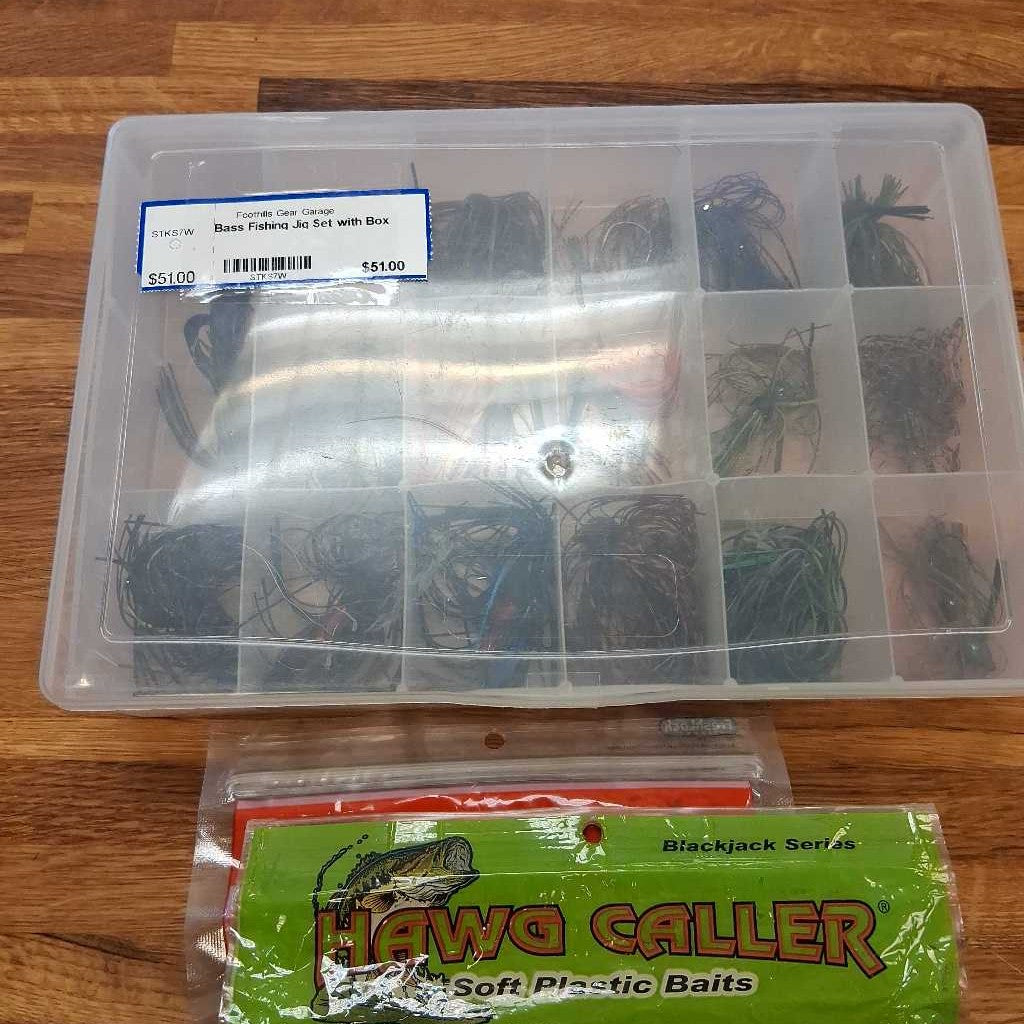 Bass Fishing Jig Set with Box