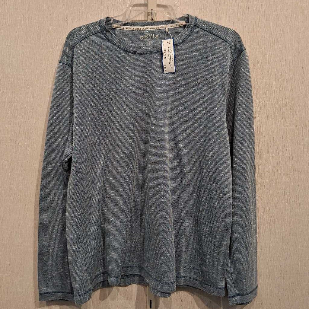 L/S Crew Neck Striped Baselayer (worn)