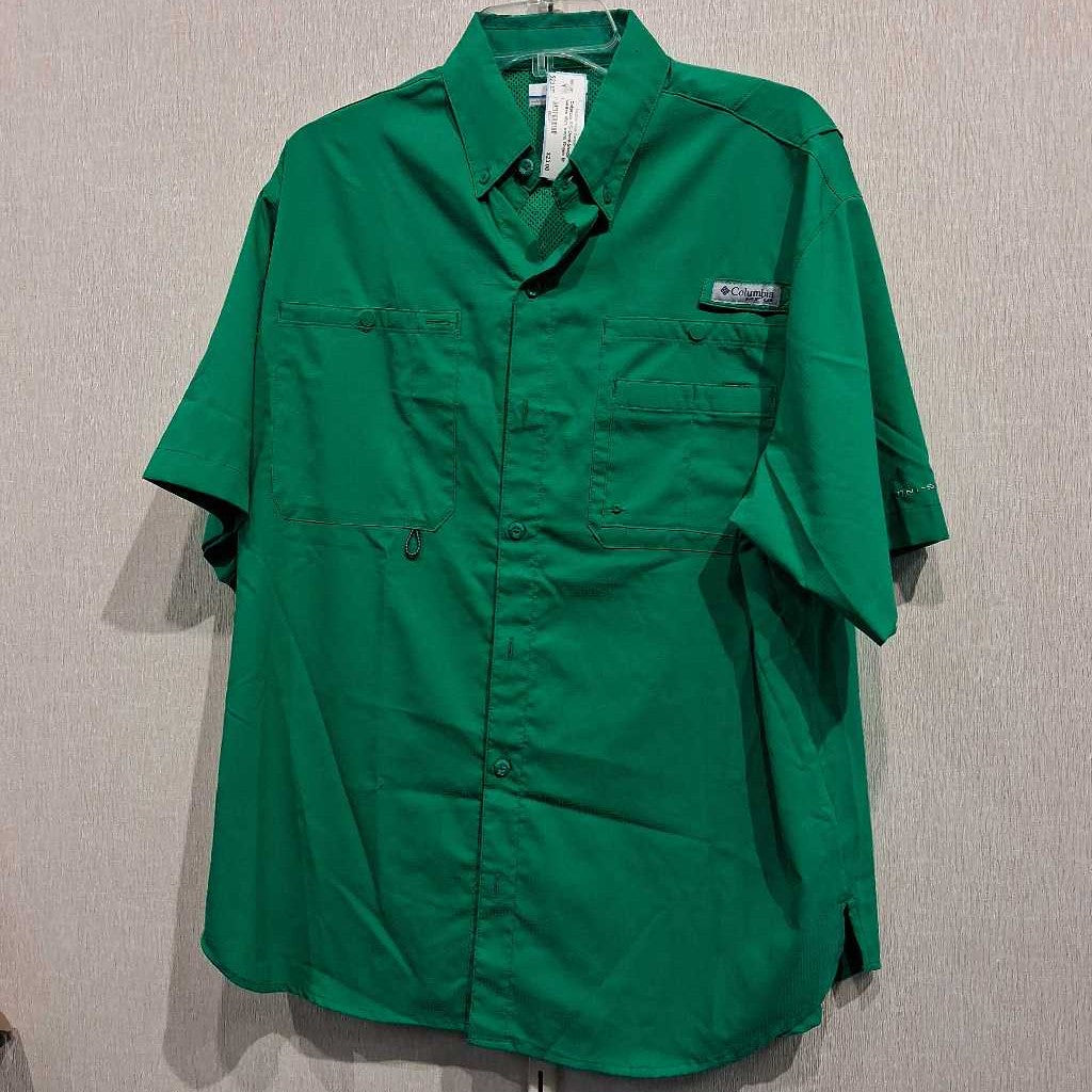 S/S Omni-Shade vented shirt, mens