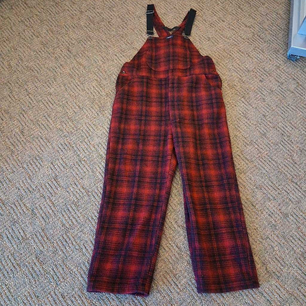 Malone vintage wool bibs