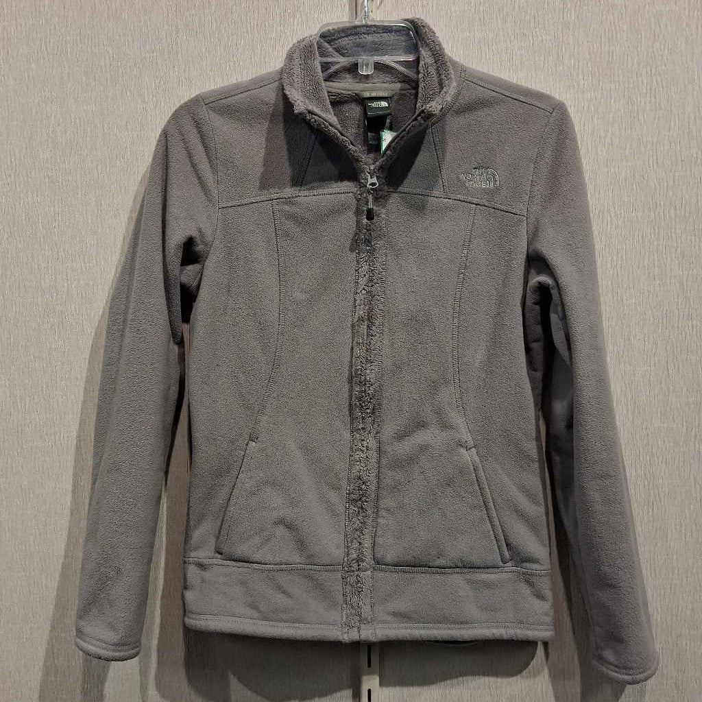 Full zip fleece jacket, womens (*stain)