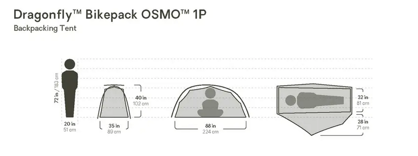 Dragonfly Bikepack 1P tent
