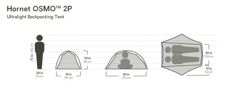 Hornet OSMO 2P tent