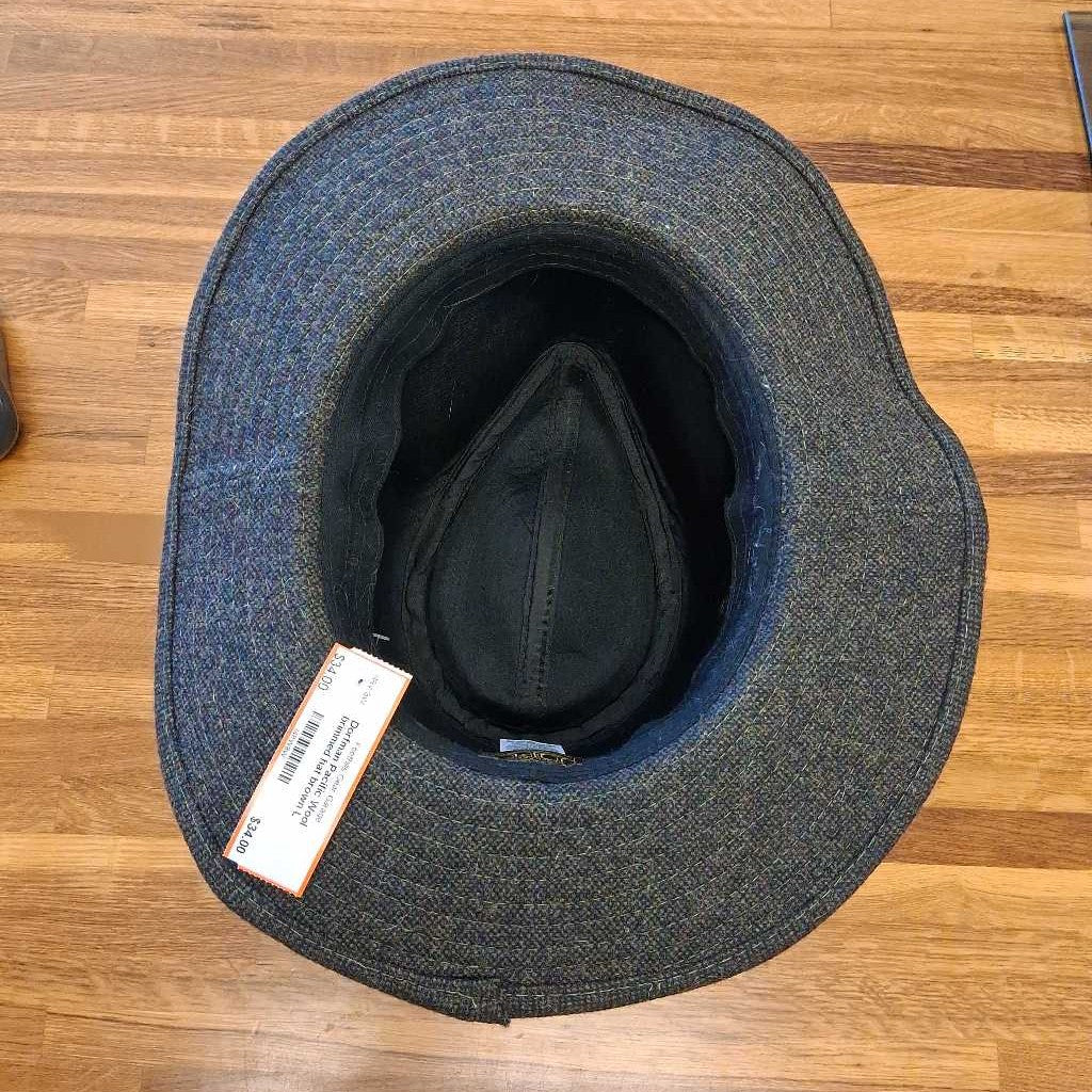 Wool brimmed hat