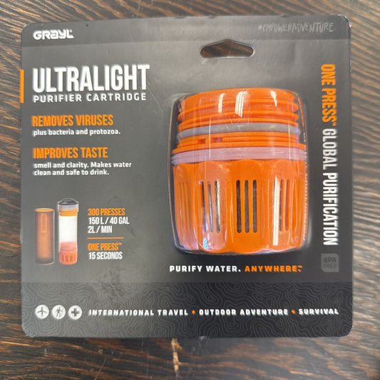 Ultralight purifier cartridge