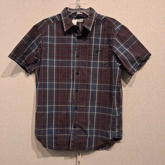 S/S Button Front Tech Shirt