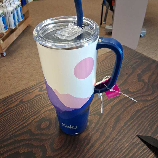 Insulated tumbler w/ straw