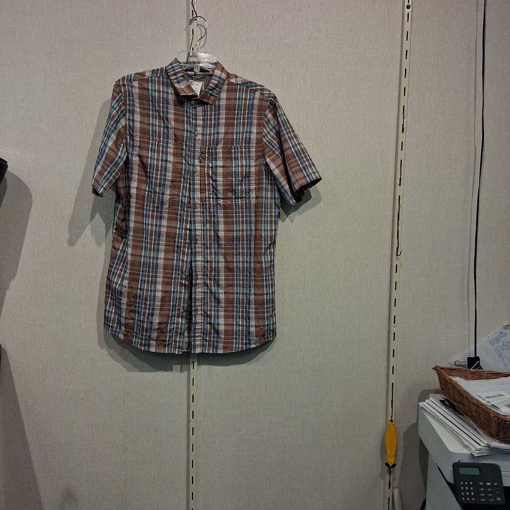 S/S Button Front Tech Shirt
