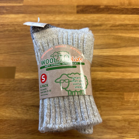 Wool Socks (4 pack) Kid's