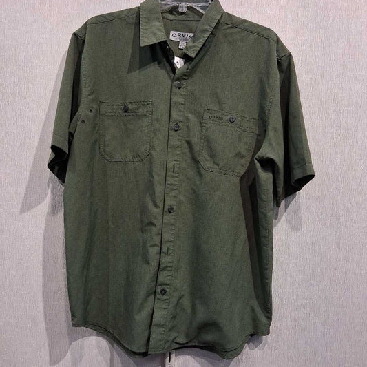 S/S collared shirt, mens