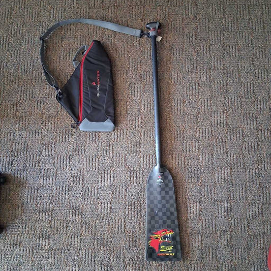 Dragonboat carbon race paddle w/ case