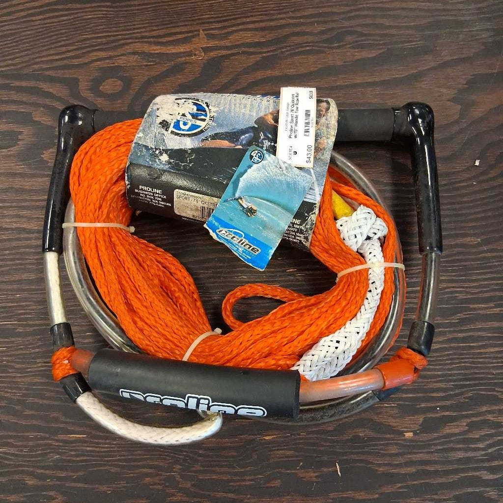 Sport 76' Quickstart w/13" Handle Tow Rope