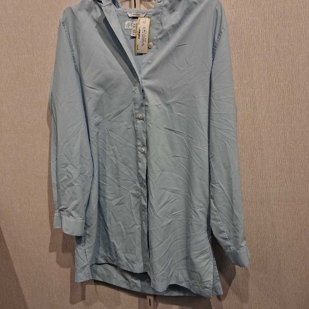 L/S Hooded sun cover-up, womens