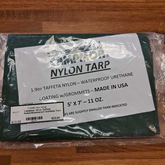 1.9 oz Taffeta Nylon/Waterproof Urethane Tarp