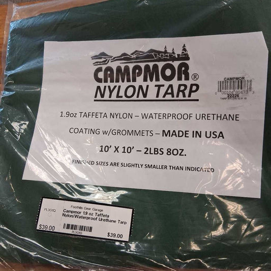 1.9 oz Taffeta Nylon/Waterproof Urethane Tarp