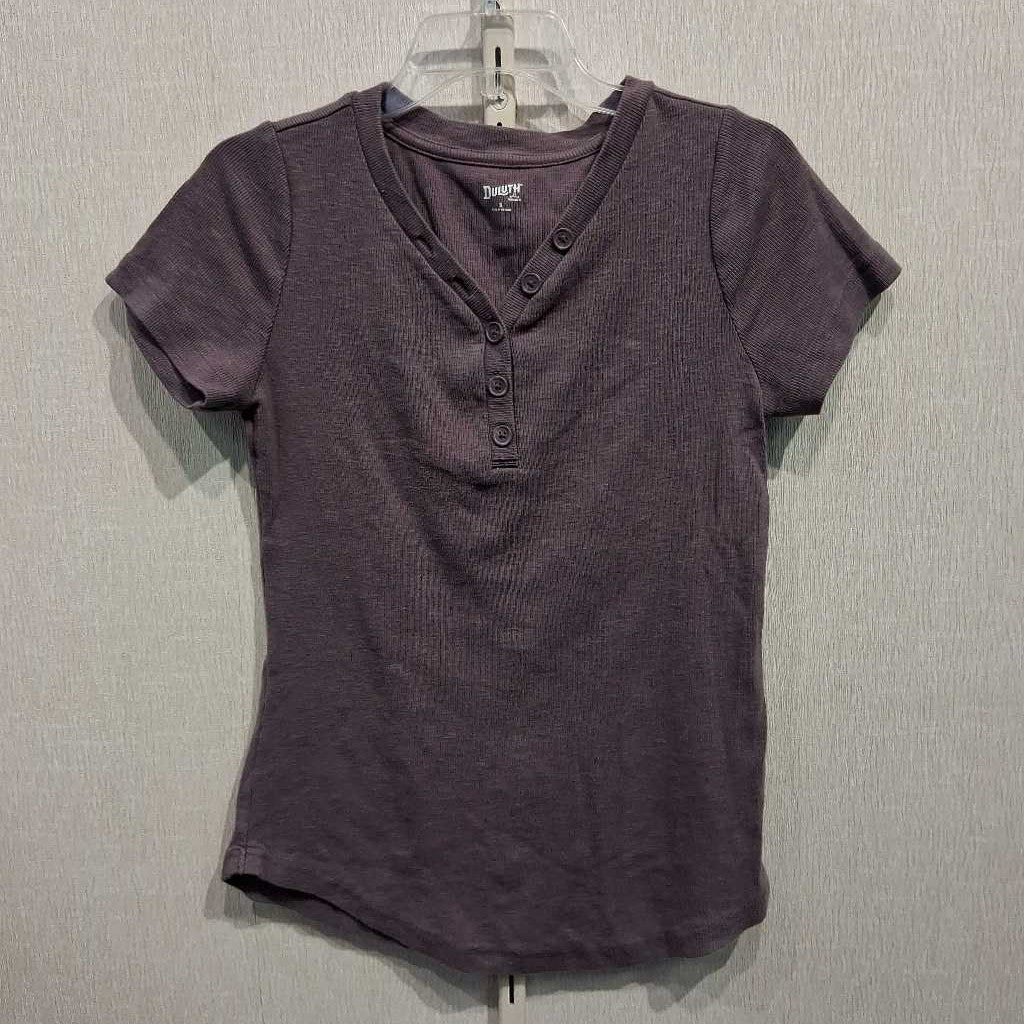 S/S Ribbed Henley Shirt
