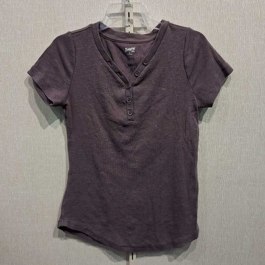 S/S Ribbed Henley Shirt