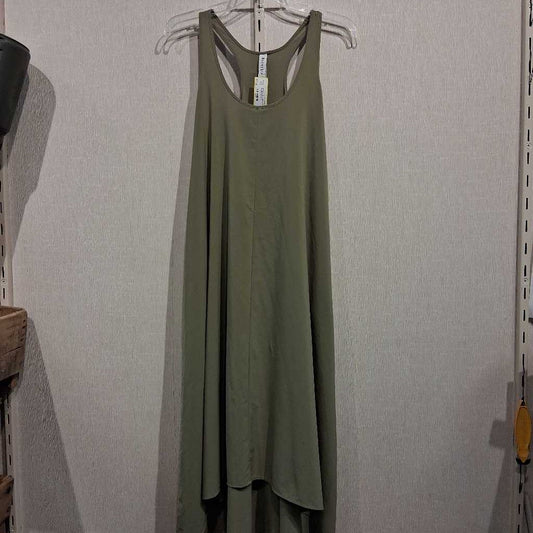 Sleeveless Hi-Lo Maxi Dress