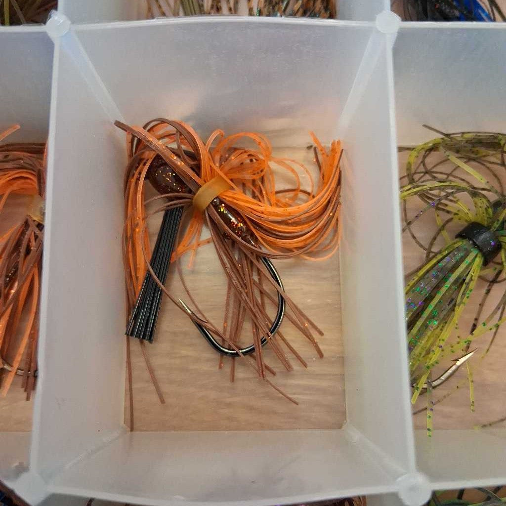 Bass Fishing Jig Set with Box