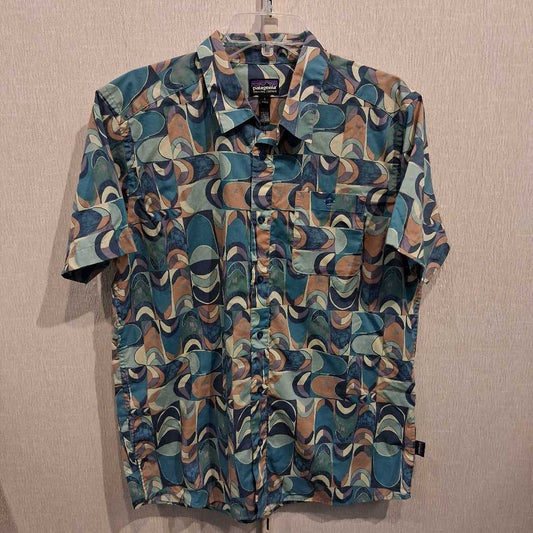 S/S Go To Organic Cotton Geo Print Shirt