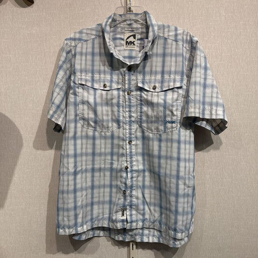 S/S button front, mens