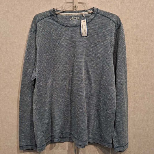 L/S Crew Neck Striped Baselayer (worn)