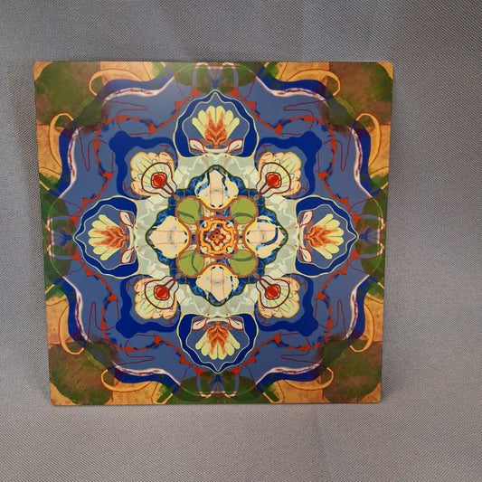 Mandala Print on Metal Frame