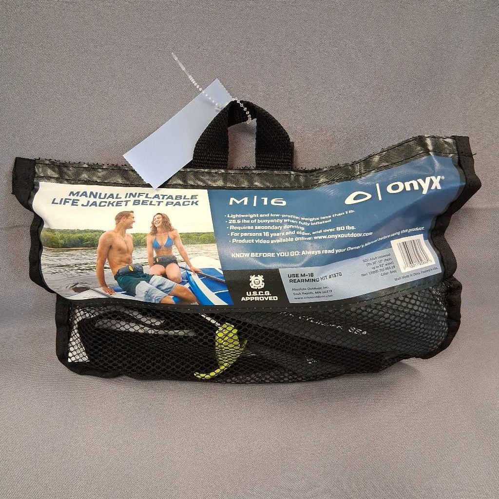 M16 Manual Inflatable Life Jacket Belt Pack