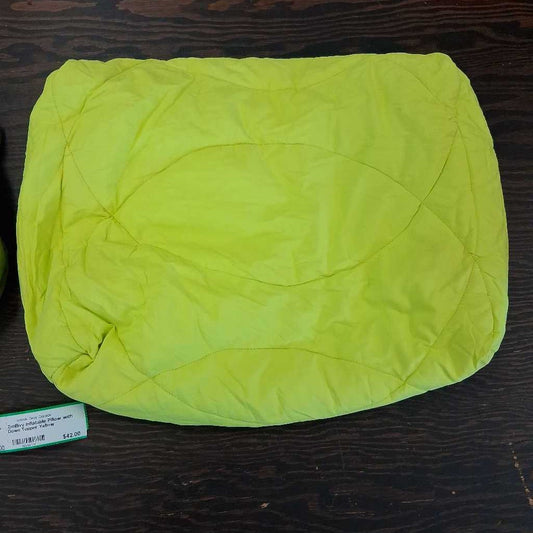 Inflatable Pillow with Down Topper