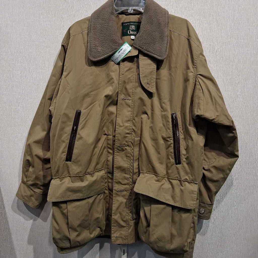 Utility Jacket w/ Zip Outliner and Leather Trim