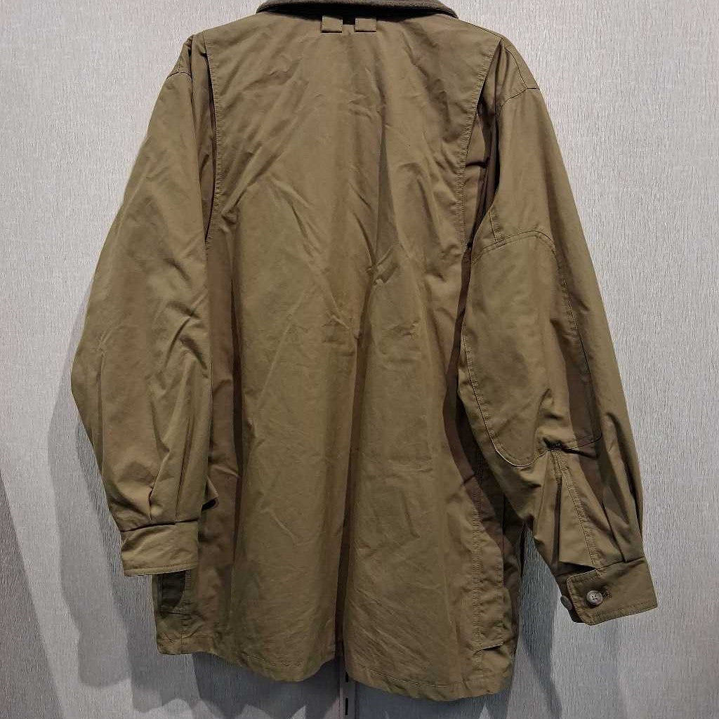 Utility Jacket w/ Zip Outliner and Leather Trim