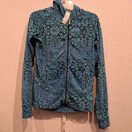 Full Zip Pattern Hoody Jacket