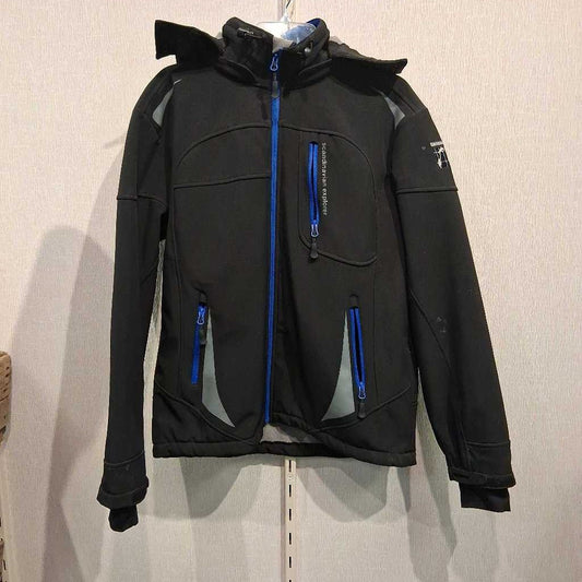 Hooded softshell, mens (*stains)