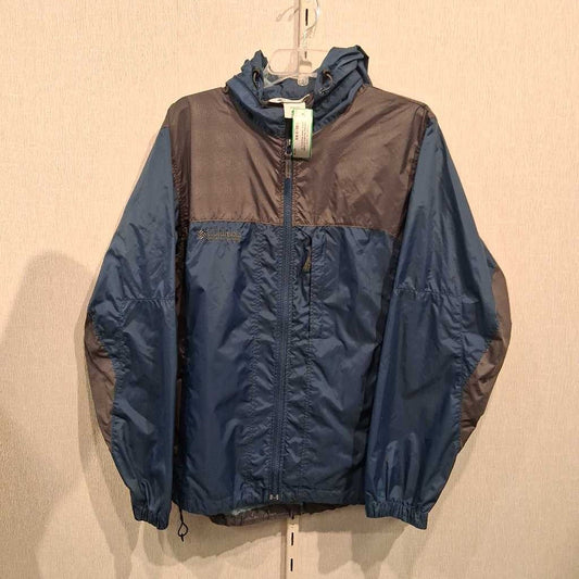 Hooded packable jacket, mens