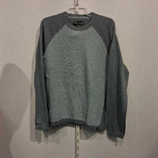 Wool blend L/S crew, mens