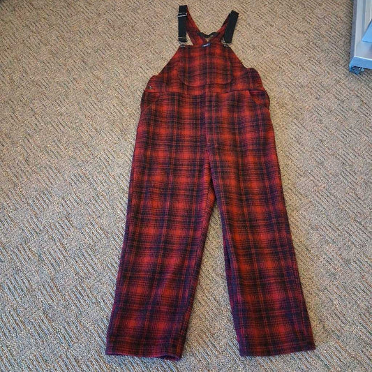Malone vintage wool bibs