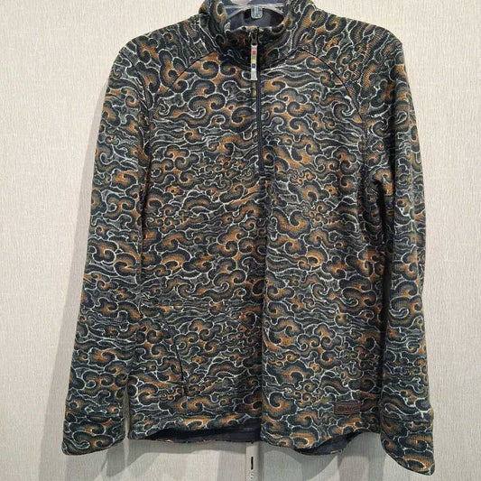 Namla 1/4 Zip Cloud Print Sweater